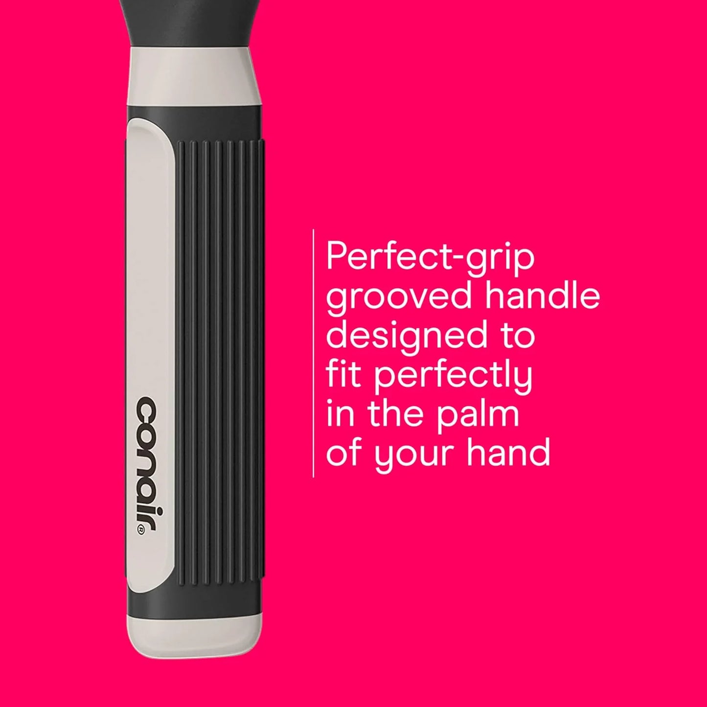 Conair Grip & Lift Vent Hairbrush, Full-Size and Mid-Size Brush Set, Nylon Bristle Hair Brushes for Blowout Styling, Value Pack, Color May Vary