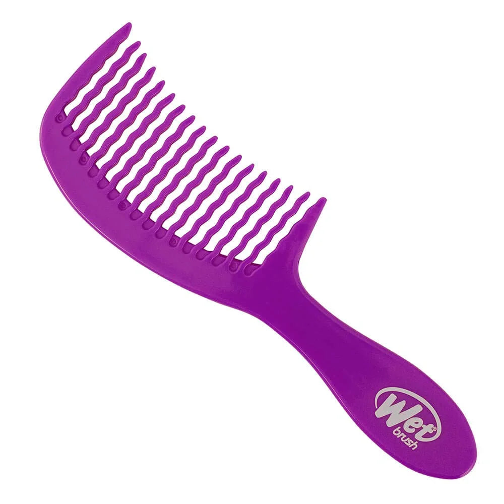 Wet Brush Detangling Comb - Purple Unisex Comb 1 Pc (Pack of 2)