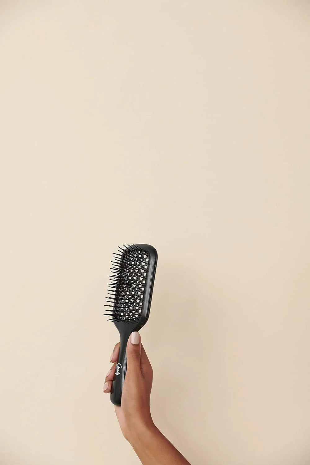 Planet Goody Ocean Rescue Vented Paddle Brush - Teal, Ouchless Detangler with Flexible Bristles, Helps Accelerate Drying, Use as a Detangling or Styling Brush, All Hair Types