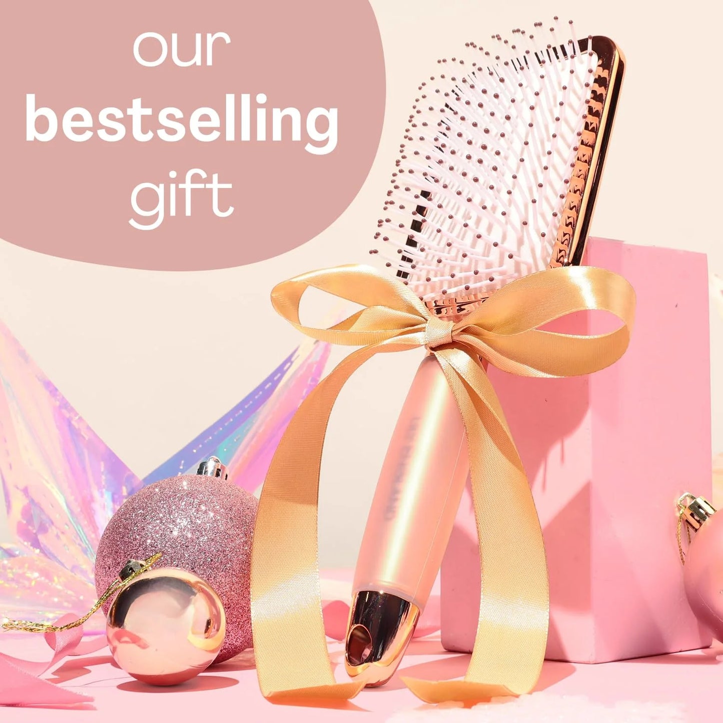 Lily England Paddle Hairbrush for Women - Blow-Drying Hair Brush, Rose