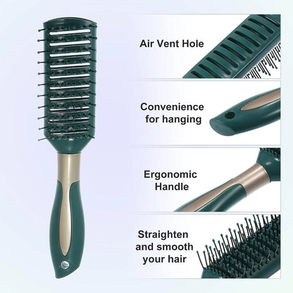VOCOSTE Vent Hair Brush, Detangling Wet Brush, Green