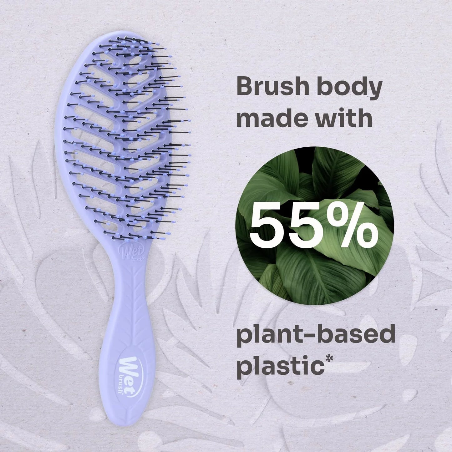 Wet Brush Go Green Speed Dry Hair Brush, Green - Vented Design & Ultra Soft HeatFlex Bristles - Ergonomic Handle Manages Tangle & Uncontrollable Hair - Pain-Free Hair Accessories