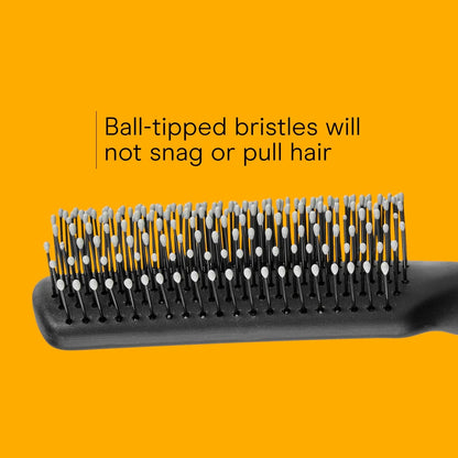 Conair Salon Results Detangling Hairbrush - For Men and Women, All Hair Types with Nylon Bristles
