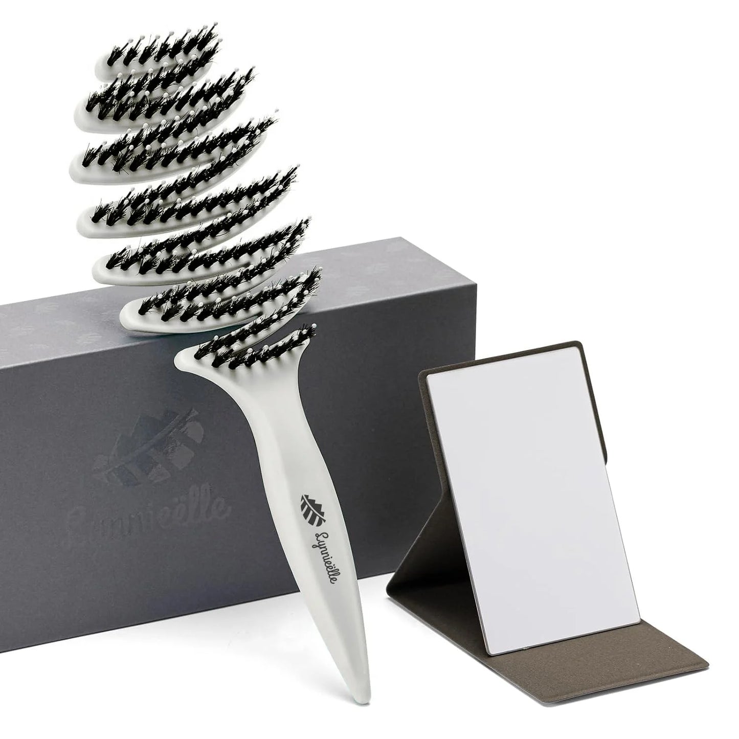 Natural Boar Bristle Hair Brush for Fine Hair - A Great Gift
