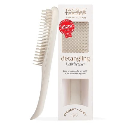 Tangle Teezer Matte Ultimate Detangler Brush, Straight to Curly, Cream