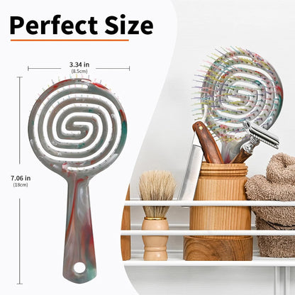 Detangling Wet Hair Brush for Thin or Straight Hair Wet or Dry,Star