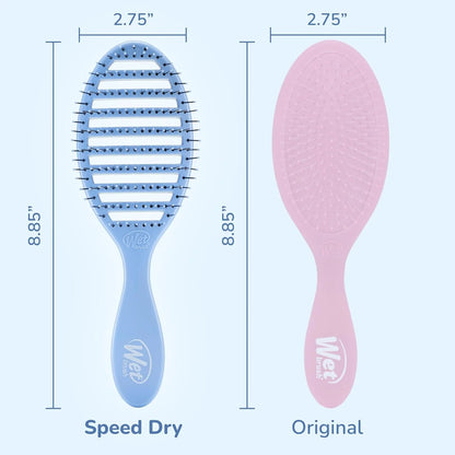 Wet Brush Speed Dry Hair Brush, Orange Crush (Summer Quencher) - Vented Design & Soft HeatFlex Bristles Are Blow Dry Safe - Ergonomic Handle Manages Tangles - Pain-Free Hair Accessories