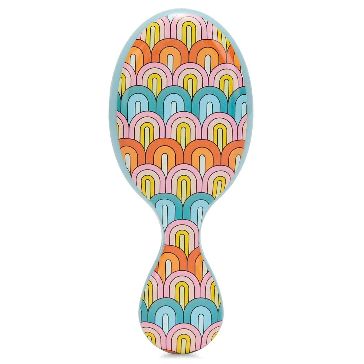 Wet Brush Mini Detangler Hair Brush, Rays (Sun Days), Detangling Travel Hairbrush, Ultra-Soft IntelliFlex Bristles Glide Through Tangles with Ease, Pain-Free, All Hair Types