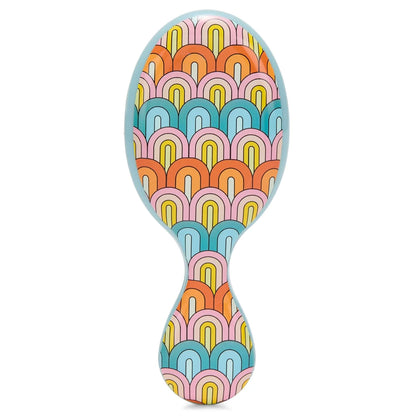 Wet Brush Mini Detangler Hair Brush, Rays (Sun Days), Detangling Travel Hairbrush, Ultra-Soft IntelliFlex Bristles Glide Through Tangles with Ease, Pain-Free, All Hair Types