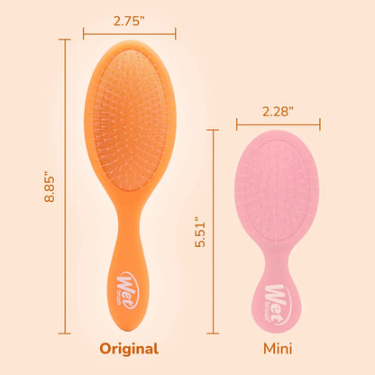 Wet Brush Original Detangler, Green Juice (Summer Quencher), Ultra-Soft IntelliFlex Bristles Glide Through Tangles, Detangling Hair Brush (Wet & Dry), Women & Men, Limited Edition