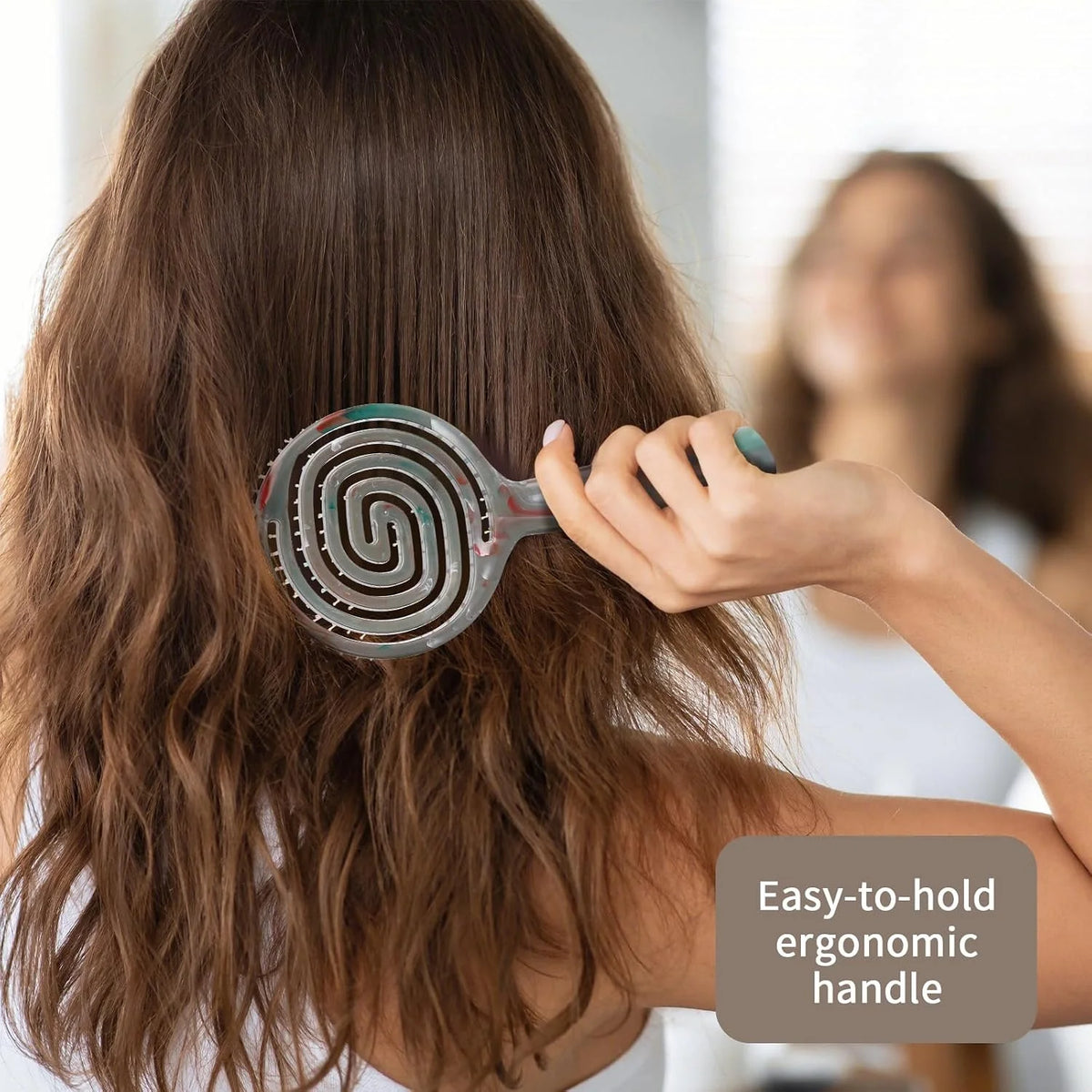 Detangling Wet Hair Brush for Thin or Straight Hair Wet or Dry,Star