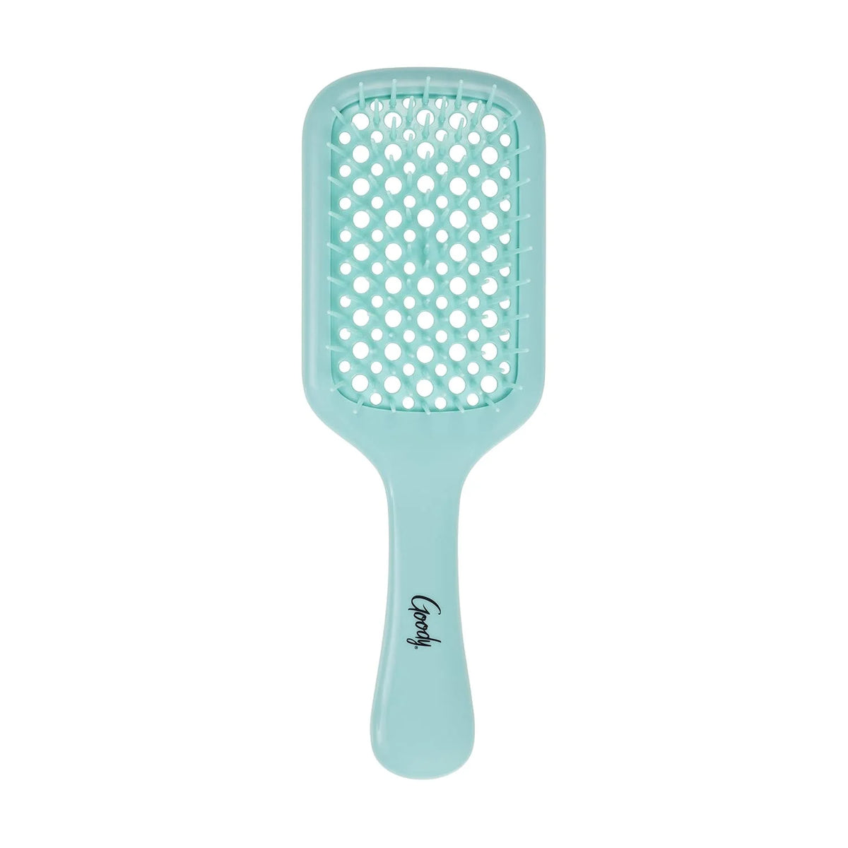 Planet Goody Ocean Rescue Vented Paddle Brush - Teal, Ouchless Detangler with Flexible Bristles, Helps Accelerate Drying, Use as a Detangling or Styling Brush, All Hair Types