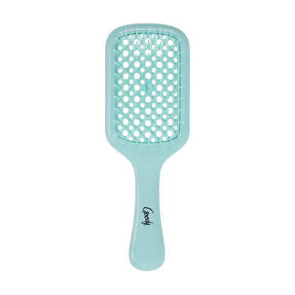 Planet Goody Ocean Rescue Vented Paddle Brush - Teal, Ouchless Detangler with Flexible Bristles, Helps Accelerate Drying, Use as a Detangling or Styling Brush, All Hair Types