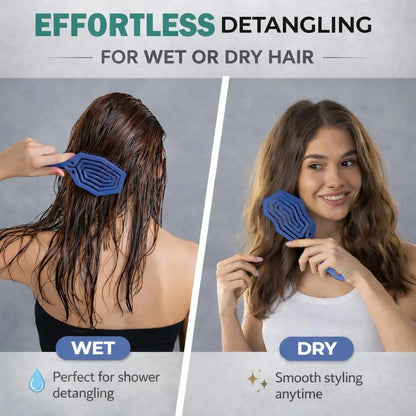 Fiora Naturals Detangling Hair Brush for Women, Detangler Hair Brush, Pink