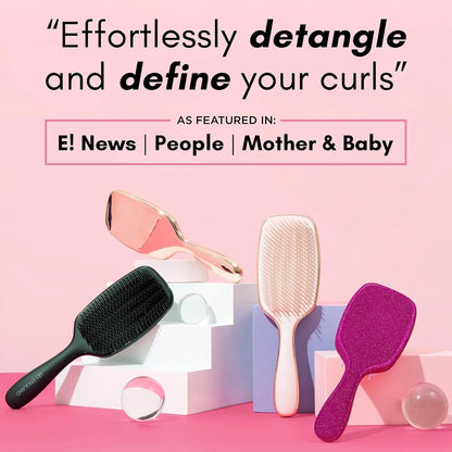 Lily England Detangler Hair Brush for Women for Curly Wet & Dry, Purple