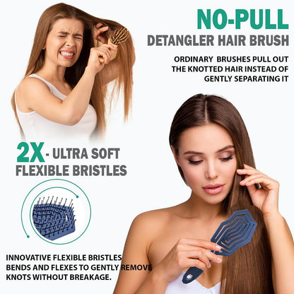 Fiora Naturals Detangling Hair Brush for Women, Detangler Hair Brush, Pink