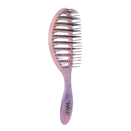 Wet Brush Speed Dry Hair Brush - Sea Shells - Vented Design and Ultra Soft HeatFlex Bristles Are Blow Dry Safe With Ergonomic Handle Manages Tangle and Uncontrollable Hair - Pain-Free