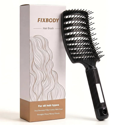 Curved Vented Hair Brush,Detangler Brush Faster Blow Drying for Women, Men