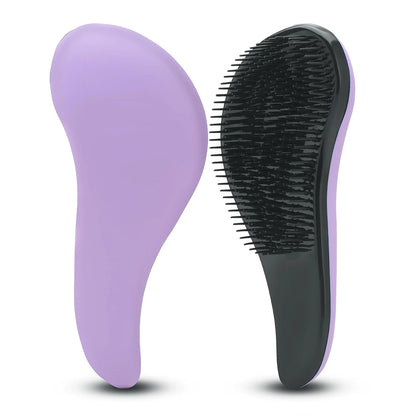 Detangling Hair Brush - Gentle Wet Dry Hairbrush Purple