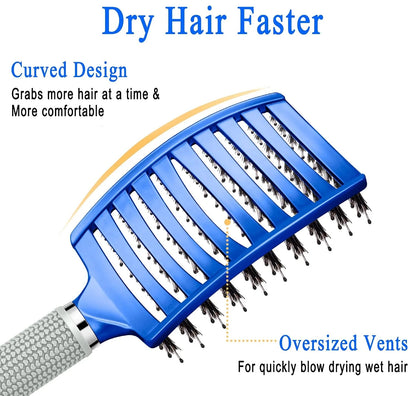 Detangling Brush for Women & Kids, Wet & Dry Hair, All Hair Types