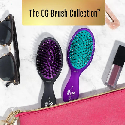 Olivia Garden Aurora Detangler Brush for Wet and Dry Fine to Medium Hair - Detangling Brush for Women, Men, Kids
