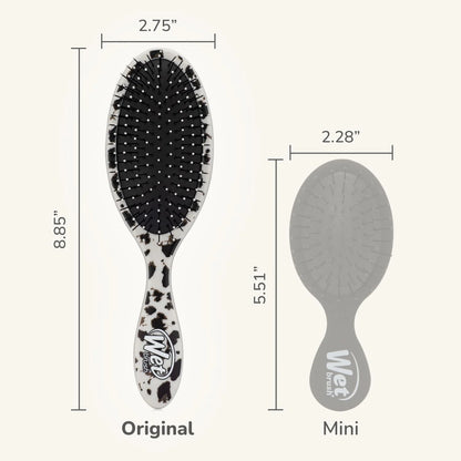 Wet Brush Original Detangler Hair Brush, Hipster Sketch, Ultra-Soft IntelliFlex Bristles, Detangling Bristles Glide Through Tangles (Wet & Dry Hair), Women & Men