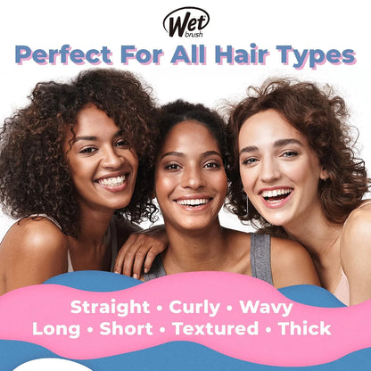 Wet Brush Speed Dry Hair Brush, Gravel (Terrain Textures) - Vented Design and Ultra Soft HeatFlex Bristles Are Blow Dry Safe With Ergonomic Handle Manages Tangle and Uncontrollable Hair - Pain-Free