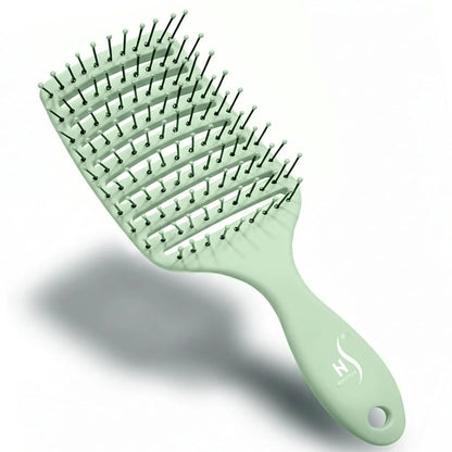 Herstyler Vent Brush for Hair - Detangler for Faster Blow Drying - Black