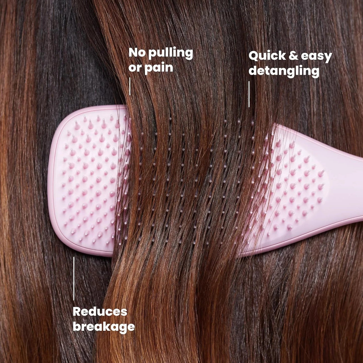 Tangle Teezer Ultimate Detangler Brush, Straight to Wavy, Millennial Pink