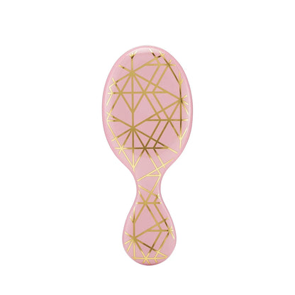 Wet Brush Mini Detangler Hair Brush - Jade Geo, Detangling Travel Hairbrush, Ultra-Soft IntelliFlex Bristles Glide Through Tangles with Ease, Pain-Free, All Hair Types