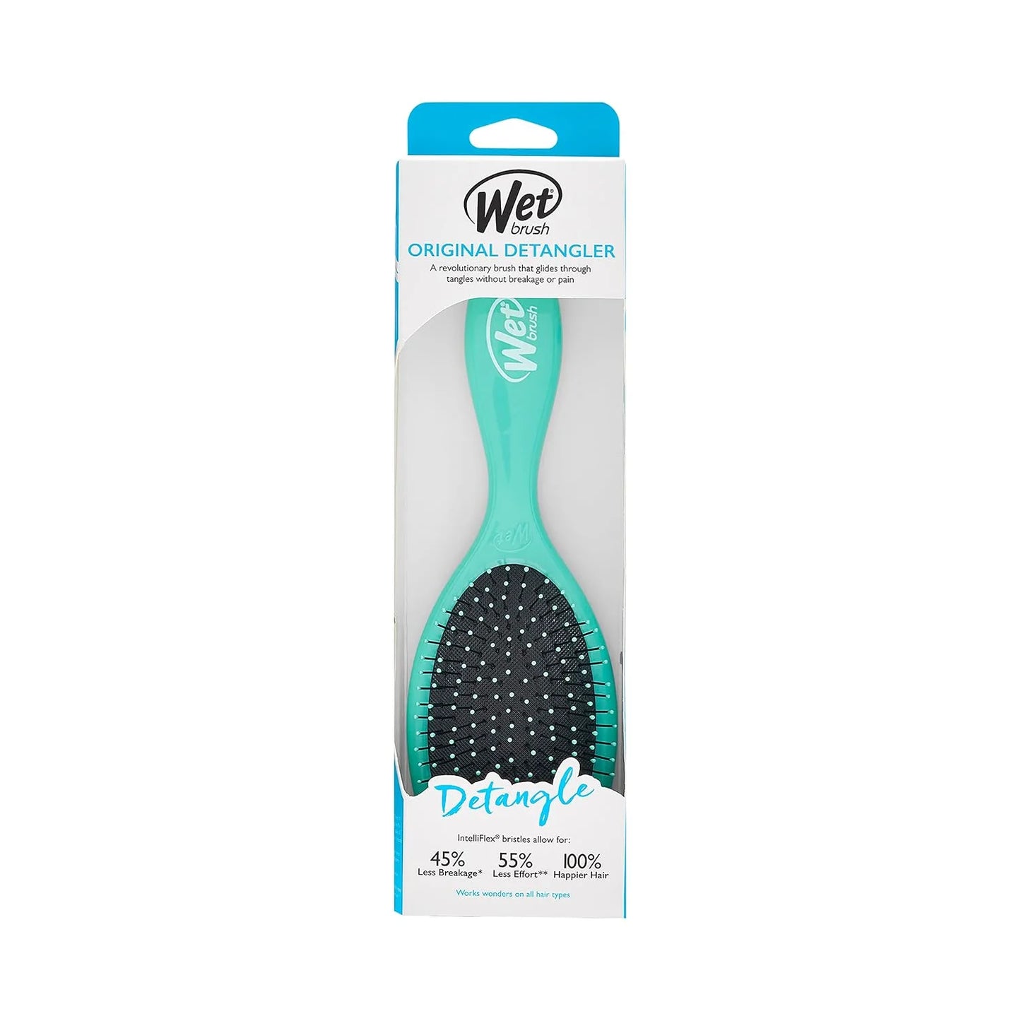 Wet Brush Original Detangler Hair Brush, Purple, For All Hair Textures