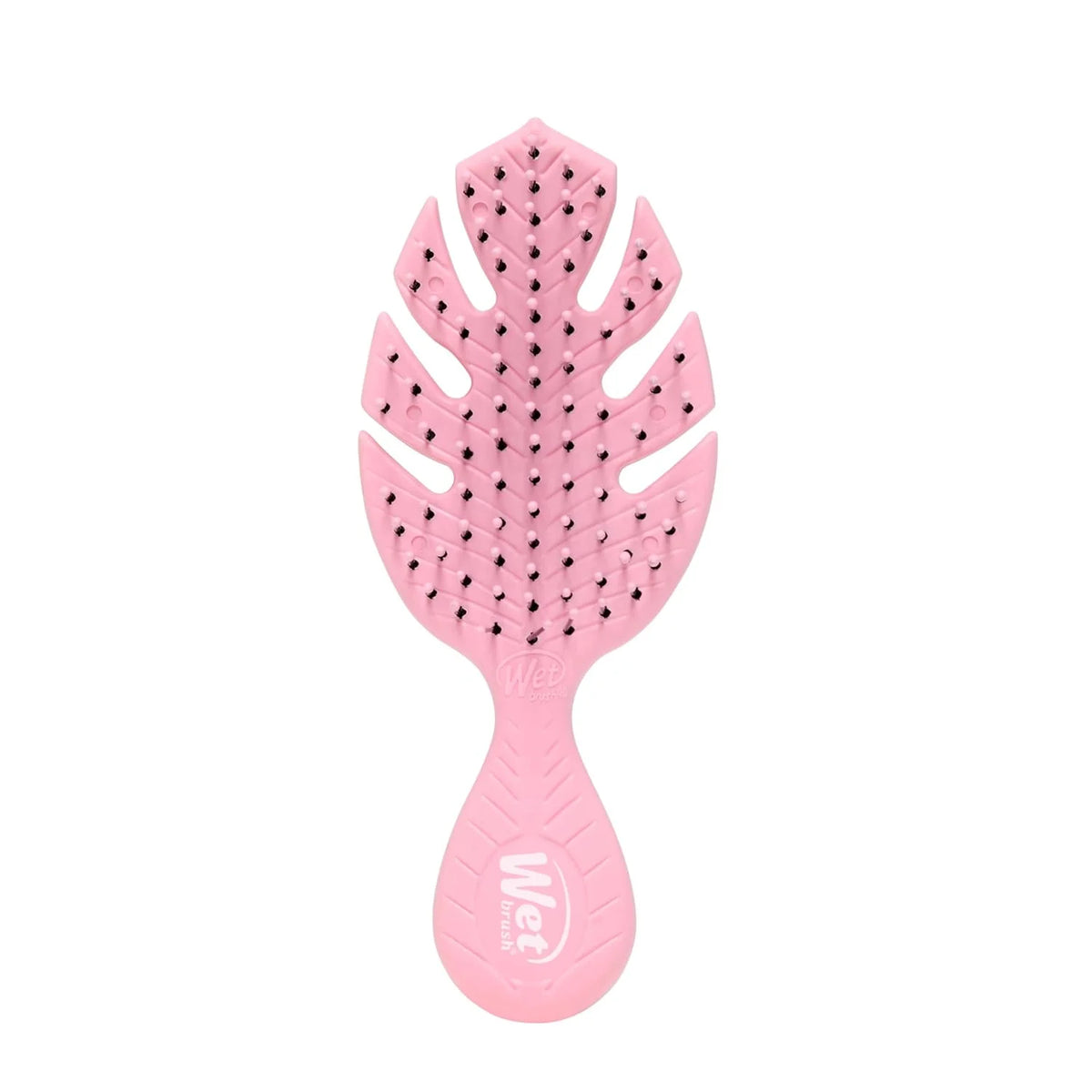 Wet Brush Go Green Mini Detangler, Purple - Detangling Travel Hair Brush - Ultra-Soft IntelliFlex Bristles Glide Through Tangles & Gently Loosens Knots While Minimizing Pain, Split Ends & Breakage