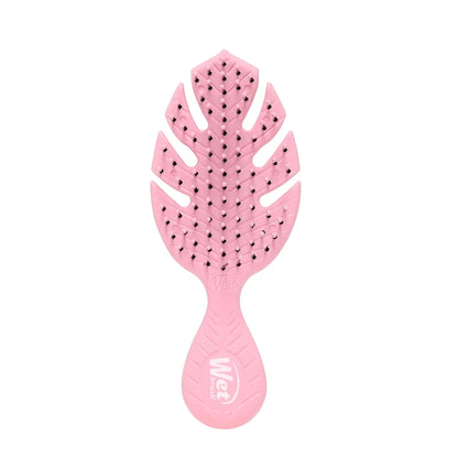 Wet Brush Go Green Mini Detangler, Purple - Detangling Travel Hair Brush - Ultra-Soft IntelliFlex Bristles Glide Through Tangles & Gently Loosens Knots While Minimizing Pain, Split Ends & Breakage