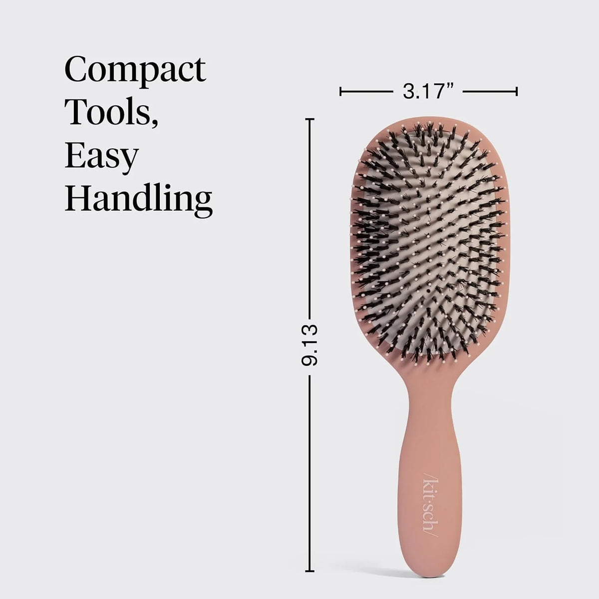 Kitsch Smooth & Polish Hair Brushes For Women and Men - Haze Blue