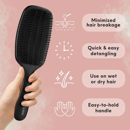 Lily England Detangler Hair Brush for Women for Curly Wet & Dry, Purple