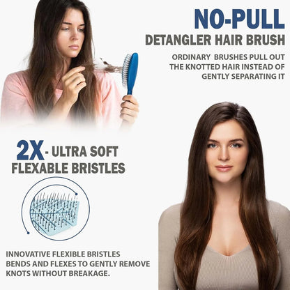 Fiora Naturals Detangling Hair Brush for Women, Detangler Hair Brush, Pink