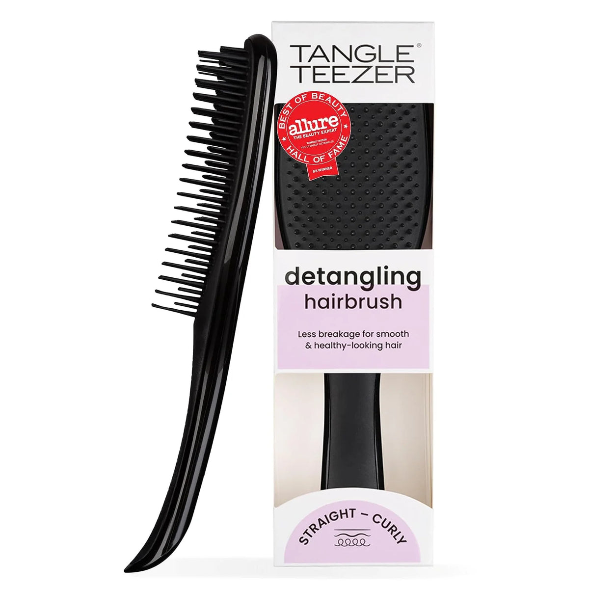 Tangle Teezer Ultimate Detangler Brush, Straight to Wavy, Millennial Pink