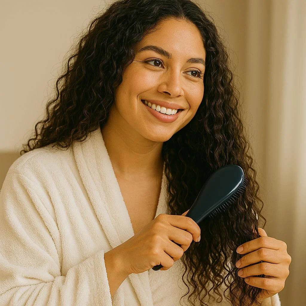 G.B.S Wave Detangling 3-in-1 Hair Brush Set (Pink)