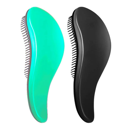 WYNK Detangling Hairbrush Detangler 2 Pack for Adults & Kids, Iridescent