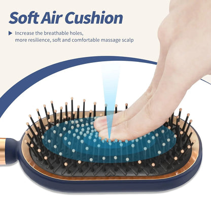 SHINLEA Detangling Brush for Curly Hair, Paddle Detangler Brush for Blow Drying, Wet Dry Hair Brush for Thick Wavy Fine Hair, Soft Nylon Bristle Hairbrush for Women Men Kids