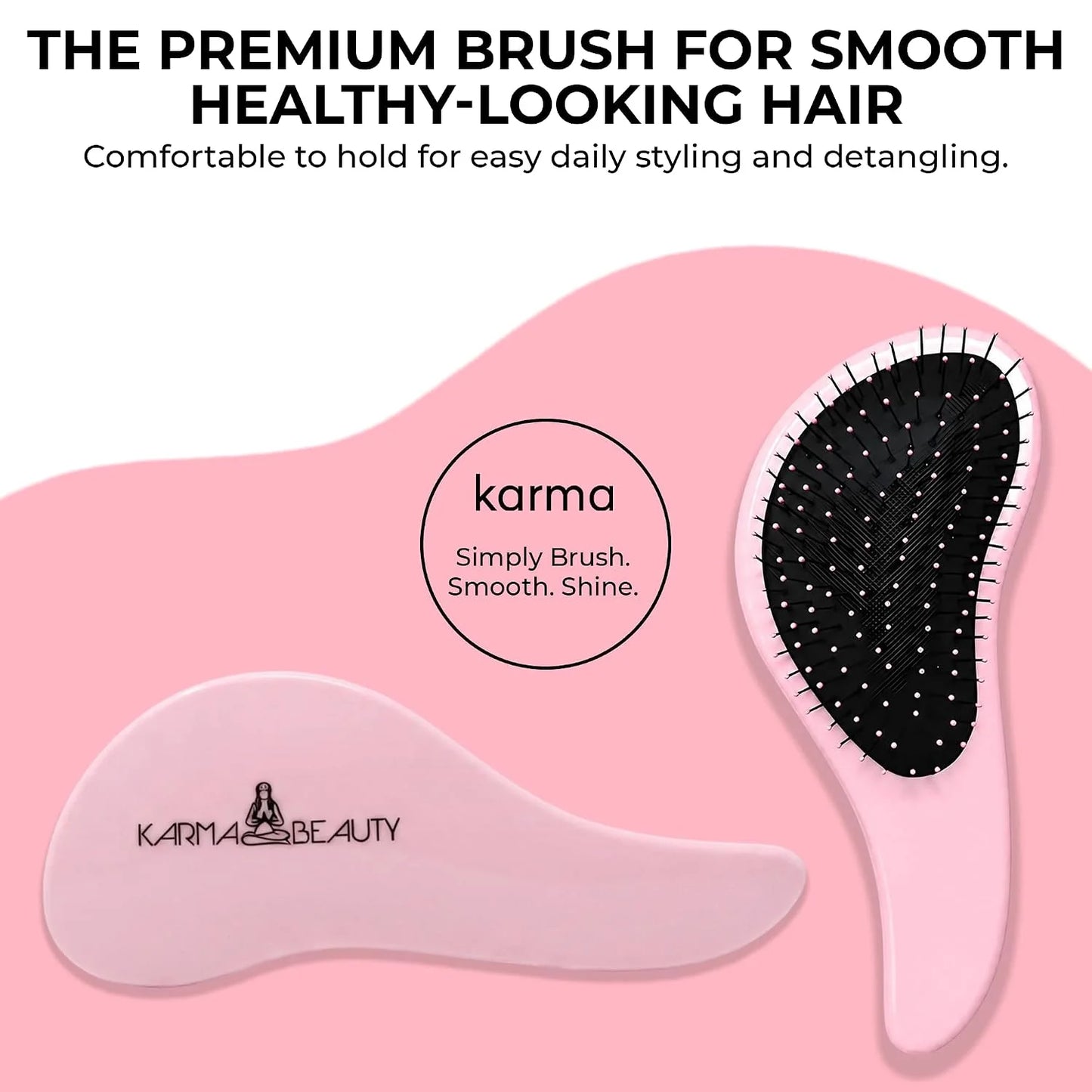 Mini Wet Brush, Travel Detangler Brush for Wet or Dry Hair, Brush for Women