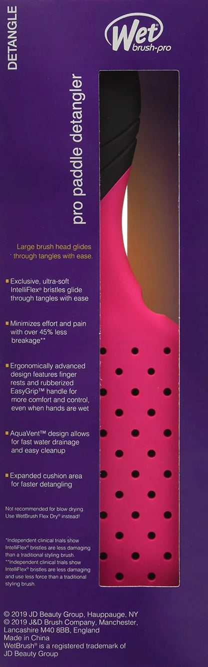 Wet Brush Pro Detangler Brush Paddle - Pink Pc
