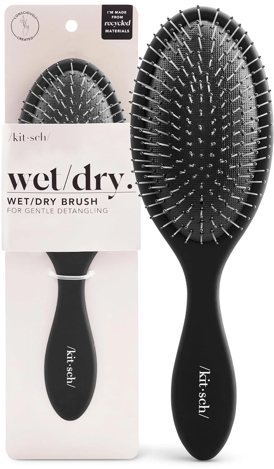 Kitsch Wet Dry Brush Detangler – Hair Brush for Women - Terracotta
