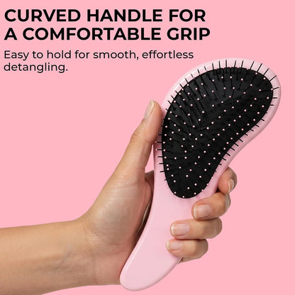 Mini Wet Brush, Travel Detangler Brush for Wet or Dry Hair, Brush for Women