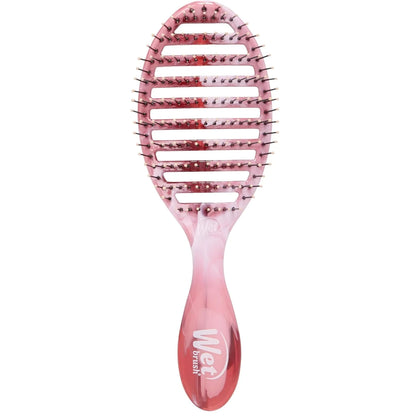 Wet Brush Speed Dry Hair Brush, Orange Crush (Summer Quencher) - Vented Design & Soft HeatFlex Bristles Are Blow Dry Safe - Ergonomic Handle Manages Tangles - Pain-Free Hair Accessories