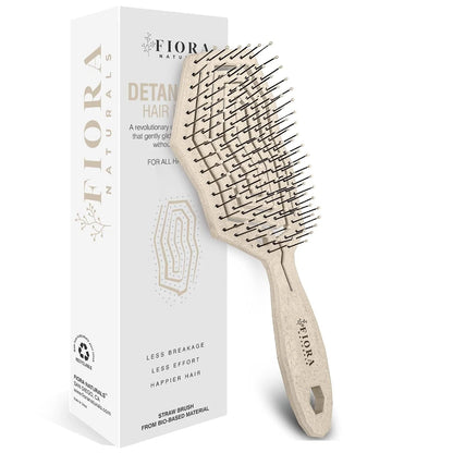 Fiora Naturals Detangling Hair Brush for Women, Detangler Hair Brush, Pink