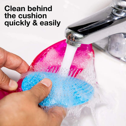 Olivia Garden Aurora Detangler Brush for Wet and Dry Fine to Medium Hair - Detangling Brush for Women, Men, Kids