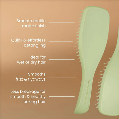 Tangle Teezer Matte Ultimate Detangler Brush, Straight to Curly, Cream