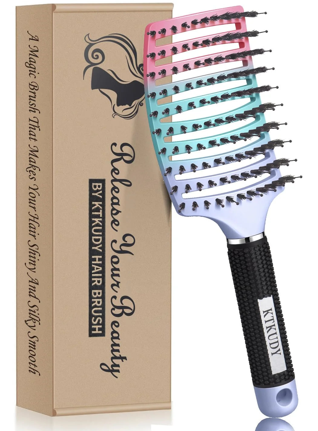 Detangling Brush for Women & Kids, Wet & Dry Hair, All Hair Types
