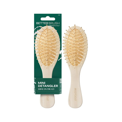 EcoTools Slick Back Hairbrush, Small Brush for Ponytail or Bun, 1 Count